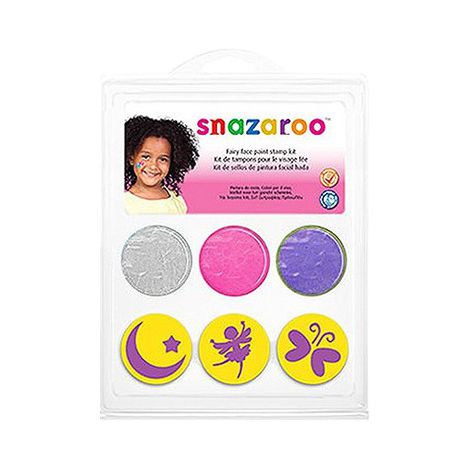 Farby + Pieczątki do twarzy Snazarro Dziewczęce, 3 x 2ml